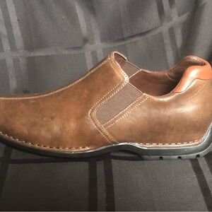 Cole Haan C07486 Zeno Brown Split Square Toe Loafer Slip-On Shoes Men's US 11M